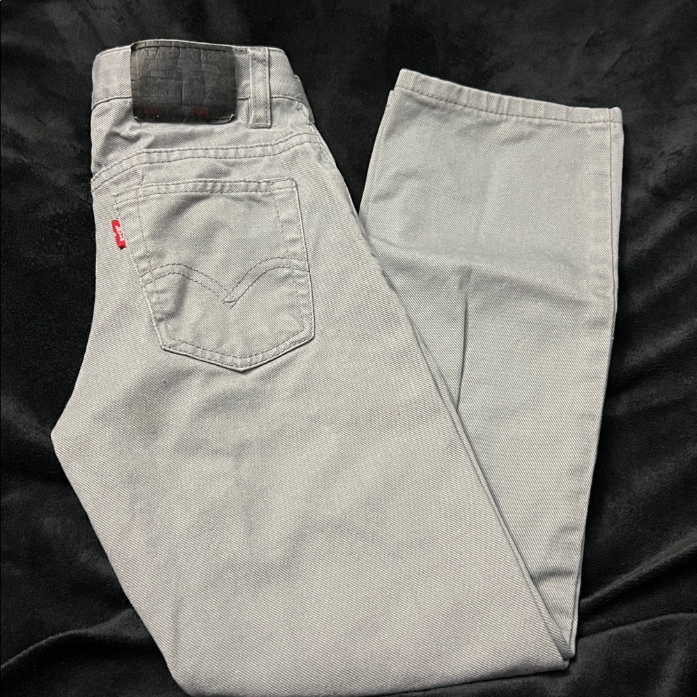 Levi's Gray 511 Jeans with Red Label